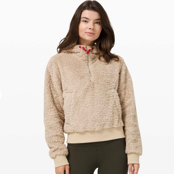 *sold*Lulu lemon oh so Sherpa half zip - Picture 2 of 6